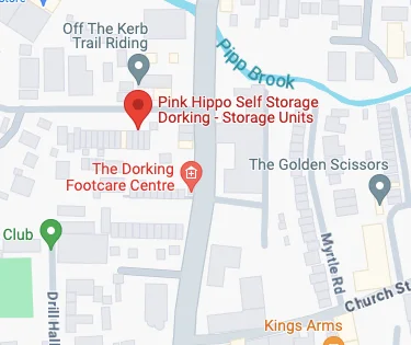 dorking storage facility map